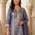 women ethnic motifs regular liva kurta with trousers & with dupatta