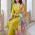 women floral embroidered regular thread work kurta with trousers & with dupatta