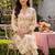 women ethnic motifs printed regular cotton kurta with trousers