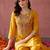 women ethnic motifs embroidered regular thread work kurta with palazzos