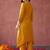 women ethnic motifs embroidered regular thread work kurta with palazzos