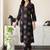 women printed regular kurta with trousers