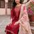 women ethnic motifs embroidered regular thread work kurta with palazzos & with dupatta