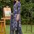 women floral printed regular kurta with trousers & with dupatta