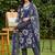 women floral printed regular kurta with trousers & with dupatta
