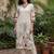 women ethnic motifs printed regular kurta with trousers