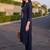 women ethnic motifs embroidered regular thread work cotton kurta with trousers