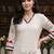 women ethnic motifs printed regular kurta with trousers