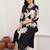women floral printed regular kurta with trousers