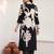women floral printed regular kurta with trousers