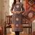women ethnic motifs printed regular cotton kurta with trousers & with dupatta