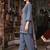 women ethnic motifs printed regular cotton kurta with patiala & with dupatta