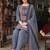 women ethnic motifs printed regular cotton kurta with patiala & with dupatta