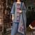 women ethnic motifs printed regular cotton kurta with patiala & with dupatta