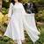 women ethnic motifs embroidered regular thread work cotton kurta with trousers & with dupatta