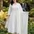 women ethnic motifs embroidered regular thread work cotton kurta with trousers & with dupatta