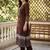 women ethnic motifs printed regular cotton kurta with trousers & with dupatta