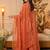 women ethnic motifs embroidered regular gotta patti kurta with palazzos & with dupatta