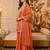 women ethnic motifs embroidered regular gotta patti kurta with palazzos & with dupatta