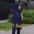 women ethnic motifs printed regular kurta with trousers