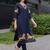 women ethnic motifs printed regular kurta with trousers