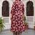women floral printed regular cotton kurta with trousers