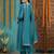women ethnic motifs embroidered regular kurta with trousers & with dupatta
