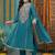 women ethnic motifs embroidered regular kurta with trousers & with dupatta