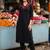 women floral embroidered regular thread work kurta with trousers