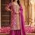 women ethnic motifs embroidered regular kurta with palazzos & with dupatta