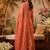 women ethnic motifs embroidered regular kurta with sharara & with dupatta