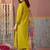 women floral embroidered regular thread work kurta with trousers & with dupatta