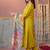 women floral embroidered regular thread work kurta with trousers & with dupatta