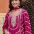 women ethnic motifs embroidered regular kurta with sharara & with dupatta