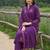 women ethnic motifs embroidered regular thread work cotton kurta with trousers & with dupatta