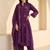 women floral embroidered regular thread work cotton kurta with trousers & with dupatta