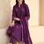 women floral embroidered regular thread work cotton kurta with trousers & with dupatta