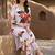 women floral printed regular kurta with trousers
