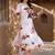 women floral printed regular kurta with trousers
