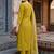 women ethnic motifs printed regular cotton kurta with trousers & with dupatta