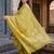 women ethnic motifs printed regular cotton kurta with trousers & with dupatta