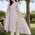 women printed regular cotton kurta with trousers & with dupatta