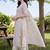 women printed regular cotton kurta with trousers & with dupatta