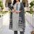 women ethnic motifs printed regular cotton kurta with trousers & with dupatta