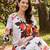 women floral printed regular kurta with trousers