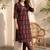 women printed regular kurta with trousers