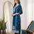 women ethnic motifs embroidered regular thread work kurta with trousers