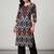 women printed regular cotton kurta with palazzos