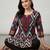women printed regular cotton kurta with palazzos