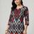 women printed regular cotton kurta with palazzos